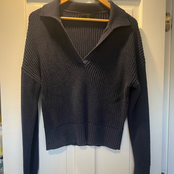 J.Crew cotton collared sweater - Picture 1 of 3